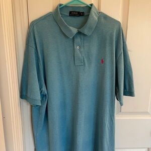 Ralph Lauren Men's Light Blue Polo‎ Shirt 2XB comparable to 4XL